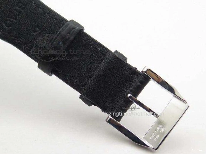 MIROTIME 0721 Mark XVII 1:1 MK Maker Best Edition SS Black Dial On Black Leather Strap A Sporty 7372